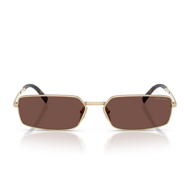 Prada Gafas de Sol PRA60S ZVN80T Oro Pálido Chocolate Negro Mujer 4