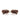 Prada Gafas de Sol PRA60S ZVN80T Oro Pálido Chocolate Negro Mujer