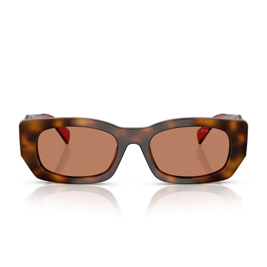 Prada Occhiali da Sole PRB05S 01K90Q Juniper Tortoise Cotto Marrone Donna
