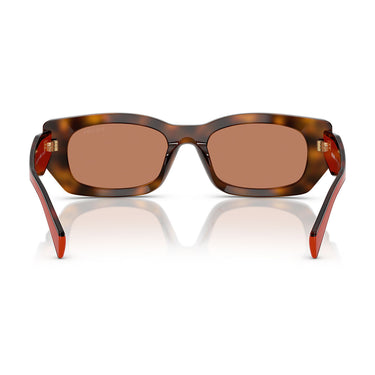 Prada Occhiali da Sole PRB05S 01K90Q Juniper Tortoise Cotto Marrone Donna 4