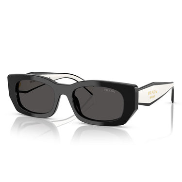 Prada Okulary Przeciwsłoneczne PRB05S 09Q08Z Czarny/Ciemnoszary Damskie 1