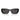 Prada Okulary Przeciwsłoneczne PRB05S 09Q08Z Czarny/Ciemnoszary Damskie