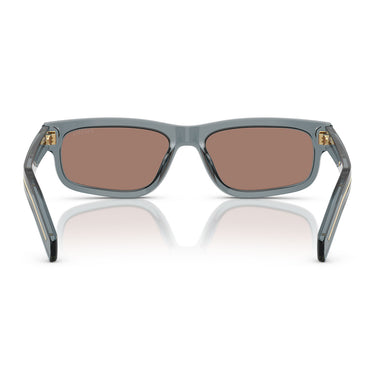 Prada Okulary Przeciwsłoneczne PRB11S 17T05D Oceano Przezroczyste/Brązowe Lustro Unisex 4