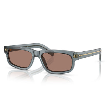 Prada Okulary Przeciwsłoneczne PRB11S 17T05D Oceano Przezroczyste/Brązowe Lustro Unisex 2