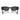 Prada Lunettes de Soleil PRB16S 16K08Z Noir/Gris Foncé Femme 3