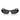 Prada Okulary Przeciwsłoneczne PRB16S 16K08Z Czarny/Ciemnoszary Damskie