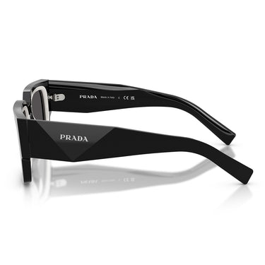 Prada Okulary Przeciwsłoneczne PRB17S 16K08Z Nero Bianco Talco Grigio Scuro Uomo 3