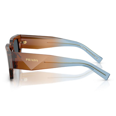 Prada Okulary Przeciwsłoneczne PRB17S 25F70B Czekoladowy/Ciemny Szary Męskie 2
