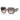 Prada Sunglasses PRB23S 20F70S Gray/Pink Gradient Gray Women 1