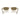 Prada Occhiali da Sole PRB54S 5AK90F Oro/Marrone Chiaro Unisex