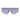 Prada Okulary Przeciwsłoneczne PRB55S 1BC70P Srebrny/Fioletowy Unisex
