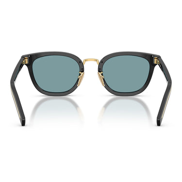 Prada Okulary Przeciwsłoneczne PRC01SD 16K04D Czarny/Zielony Męskie Polaryzacyjne 4