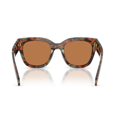 Prada Okulary Przeciwsłoneczne PRC04S 22F90Q Wood Tortoise Marrone Damskie 4