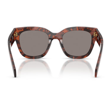 Prada Okulary Przeciwsłoneczne PRC04S 23F80Q Amaranth Żółw Szary Ciemny Damskie 3