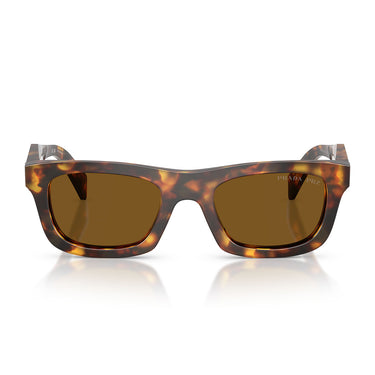 Prada Sunglasses PRC06S 14L10U Honey Tortoiseshell Dark Brown Women Polarized