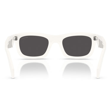Prada Okulary Przeciwsłoneczne PRC06S 17K08Z Biały Talk Ciemnoszary Damskie 3