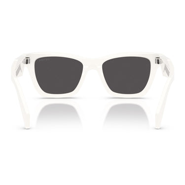 Prada Okulary Przeciwsłoneczne PRC07S 17K08Z Biały Talk Ciemnoszary Damskie 4