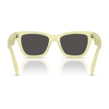 Prada Okulary Przeciwsłoneczne PRC07S 21G08Z Mrożona Wanilia/Ciemny Szary Damskie 3