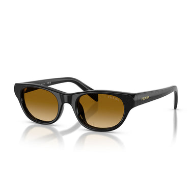Prada Occhiali da Sole PRC08S 16K10X Nero Giallo Sfumato Marrone Chiaro Donna 2