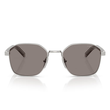 Prada Okulary Przeciwsłoneczne PRC50S 1BC80Q Srebrny/Ciemnoszary Męskie