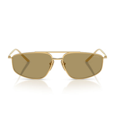 Prada Occhiali da Sole PRC51S 5AK70G Oro Verde Oliva Donna