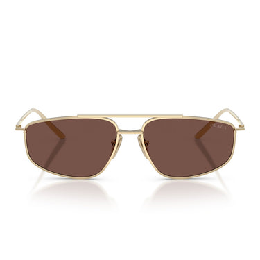 Prada Gafas de Sol PRC51S ZVN80T Oro Pálido Chocolate Negro Mujer