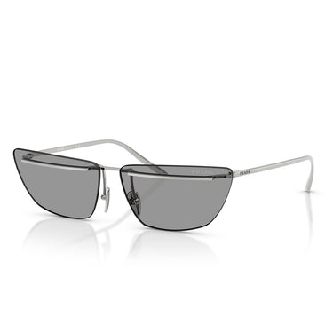 Prada Okulary Przeciwsłoneczne PRC52S 1BC50Q Srebrny/Szary Damskie 1