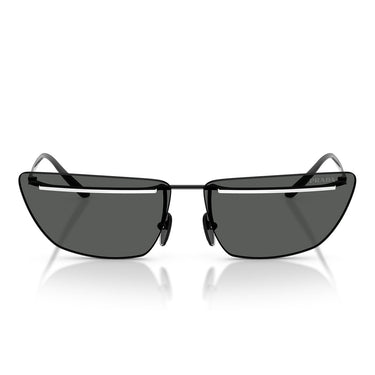 Prada Sunglasses PRC52S YC460T Black White Dark Gray Women