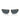 Prada Okulary Przeciwsłoneczne PRC52S ZVN70B Złoto Blado Ciemny Szary Damskie
