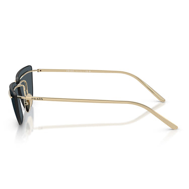 Prada Okulary Przeciwsłoneczne PRC52S ZVN70B Złoto Blado Ciemny Szary Damskie 3