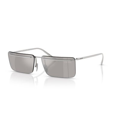 Prada Okulary Przeciwsłoneczne PRC53S 1BC60N SrebrnoJasnoszary Lustrzany Męskie 2