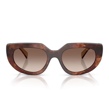 Prada Occhiali da Sole PRD02S 00K10S Caramello Tartarugato Marrone Sfumato Donna