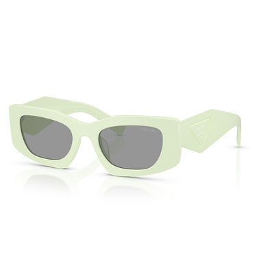 Prada Occhiali da Sole PRD03SD 05K50Q Verde Menta Opaco Grigio Donna 2