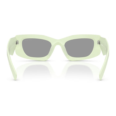Prada Occhiali da Sole PRD03SD 05K50Q Verde Menta Opaco Grigio Donna 4