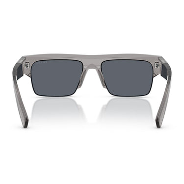Prada Occhiali da Sole PRD12SU 16Z30Z Trasparente Asfalto/Grafite Antiriflesso Uomo 3