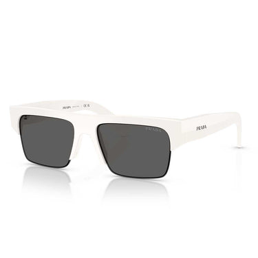 Prada Occhiali da Sole PRD12SU 46120Z Bianco/Ardesia Antiriflesso Uomo 1
