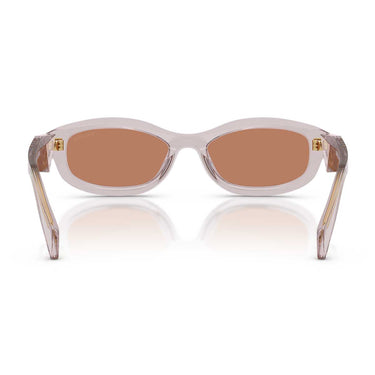 Prada Occhiali da Sole PRD24S 12W10I Malva Trasparente/Marrone Donna 4