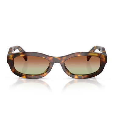 Prada Occhiali da Sole PRD24S 14L70T Miele Tartarugato/Verde Marrone Donna