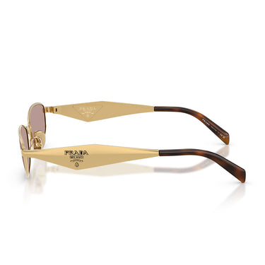 Prada Occhiali da Sole PRD51S 5AK20I Oro Viola Chiaro Donna 3