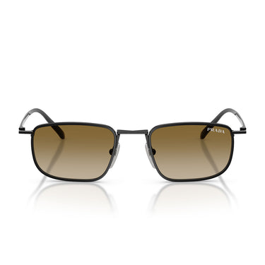 Prada Occhiali da Sole PRD52S 1AB20U Nero Marrone Sfumato Uomo