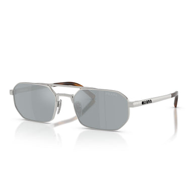Prada Occhiali da Sole PRD53S 1BC40X Argento/Blu Specchiato Argento Uomo 1