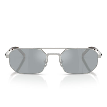 Prada Occhiali da Sole PRD53S 1BC40X Argento/Blu Specchiato Argento Uomo