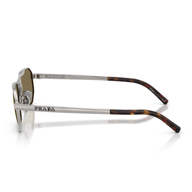 Prada Occhiali da Sole PRD53S 23J90F Gunmetal Satinato/Marrone Chiaro Uomo 2