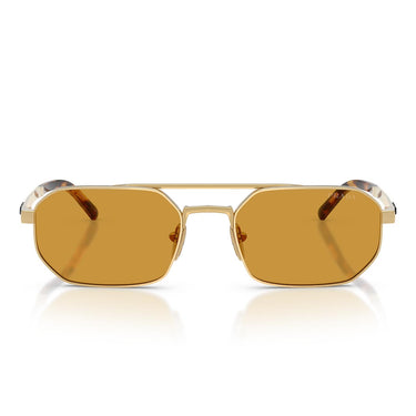 Prada Occhiali da Sole PRD53S 24J50P Oro Satinato/Miele Scuro Uomo