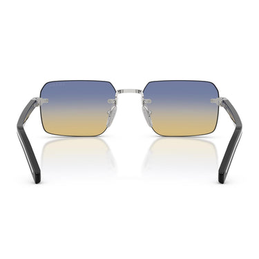 Prada Occhiali da Sole PRD55S 1BC50E Argento/Blu Giallo Uomo 3