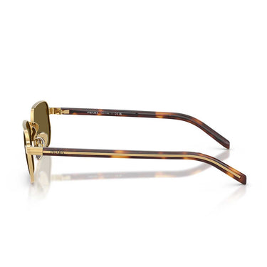 Prada Occhiali da Sole PRD62S 5AK09Z Oro/Marrone Donna 3