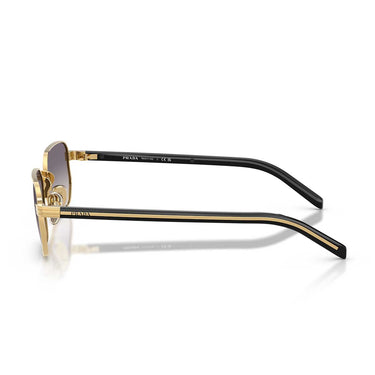 Prada Occhiali da Sole PRD62S 5AK60W Oro/Trasparente Sfumato Blu Donna 3