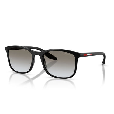 Prada Sonnenbrille PSA08S 1AB0A7 Linea Rossa Schwarz/Grau Verlauf Unisex 2