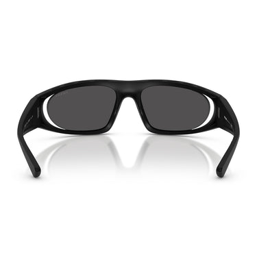 Prada Occhiali da Sole PSB03S 1BO06F Linea Rossa Nero Opaco Grigio Scuro Uomo 3