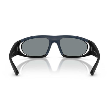 Prada Occhiali da Sole PSB03S 1BO10J Linea Rossa Nero Opaco/Blu Scuro Specchiato Viola Uomo 3
